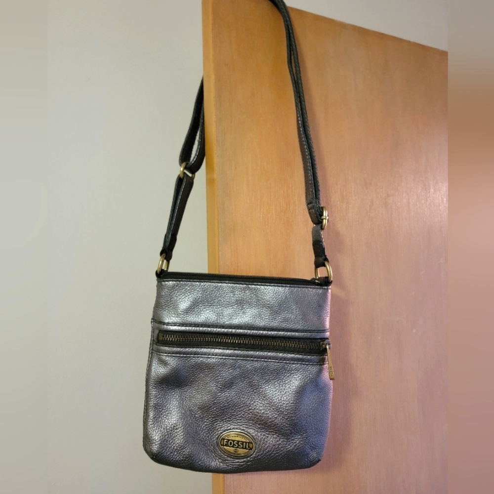 Fossil Explorer Mini Bag in Gunmetal Gray